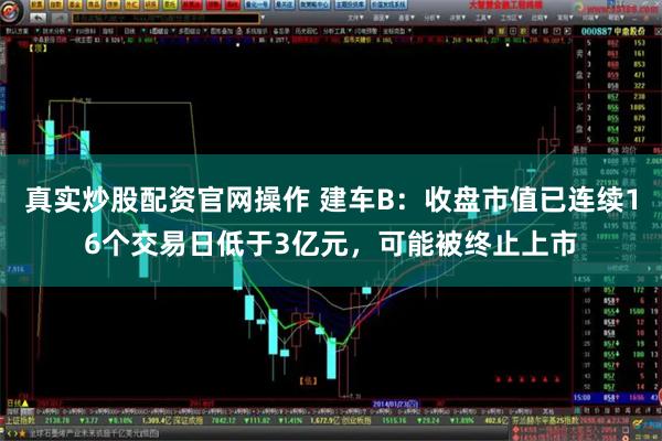 真实炒股配资官网操作 建车B：收盘市值已连续16个交易日低于3亿元，可能被终止上市