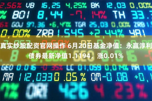 真实炒股配资官网操作 6月20日基金净值：永赢淳利债券最新净值1.1194，涨0.01%
