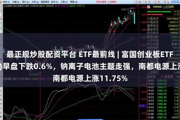 最正规炒股配资平台 ETF最前线 | 富国创业板ETF(159971)早盘下跌0.6%，钠离子电池主题走强，南都电源上涨11.75%